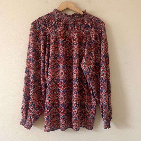 Beachlunchlounge Delilah Smocked Blouse - Picture 6 of 6